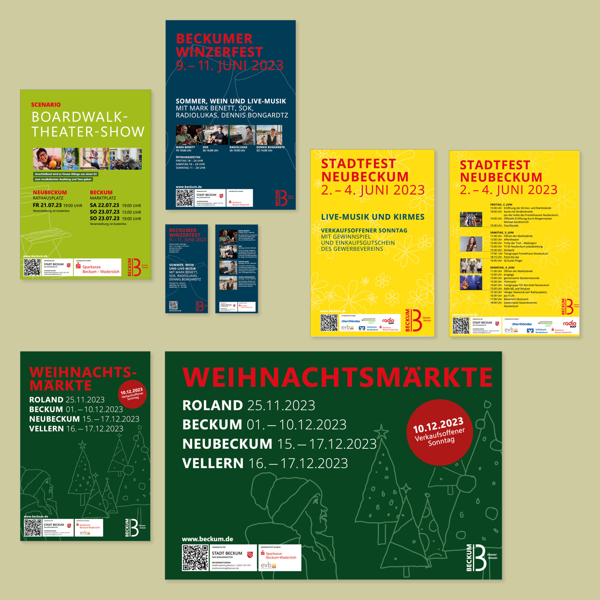 Stadt Beckum: Überblick Plakate